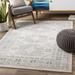 Moundsville 6'7" x 9' Charcoal/Light Beige/Medium Gray/Seafoam/Sage/Peach Area Rug - Hauteloom