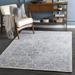 Plantersville 6' x 9' Cottage Handmade Farmhouse Trellis Denim/Navy/Light Beige/Peach Area Rug - Hauteloom