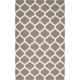 Neshkoro 8' x 11' Transitional Flat Weave Moroccan Trellis Wool Gray/Light Beige/Peach Area Rug - Hauteloom