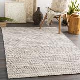 Arabi 8' x 10' Wool Black/Gray/Light Beige/Beige Area Rug - Hauteloom