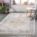 Tyro 8' x 10' Traditional Aqua/Beige/Cream/Denim/Dark Blue/Burnt Orange/Dusty Pink/Light Beige/Off White/Orange/Peach Area Rug - Hauteloom