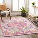 Barceloneta 5'3" x 7'1" Traditional Navy/Burnt Orange/Fuchsia/Light Beige/Light Blue/Mustard/Light Slate/Peach Area Rug - Hauteloom