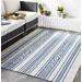 Yankalilla 2' x 2'11" Navy/Pale Blue/Dark Blue/Off White Outdoor Area Rug - Hauteloom