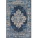 Peckville 8' x 10' Traditional Taupe/Beige/Tan/Blue/Ink Blue/Teal Area Rug - Hauteloom