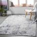 Yandina 2' x 3' Modern Navy/Brown/Gray/Off White/Light Beige/Beige/Dark Red Area Rug - Hauteloom