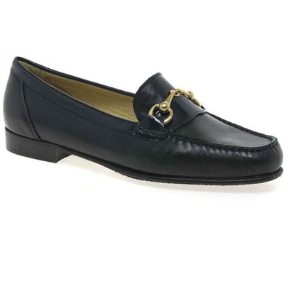 Snaffle Womens Casual Shoes Women's Loafers / Casual Shoes In Blue - Blue - Charles Clinkard Flats