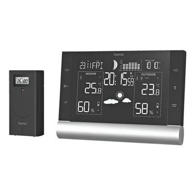 Hama Wetterstation »Black Line Plus« schwarz