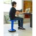 Bintiva Height Adjustable Wobble Active Stool Plastic in Blue | 17 H x 13 W x 13 D in | Wayfair BN-ADWOBSTL-BLU-BT