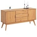 Idimex - Buffet tivoli design vintage scandinave nordique commode bahut vaisselier 3 tiroirs 2