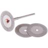 Jeu de disques diamantés 25 mm - 3 disques - taille : 25 mm - 3 disques