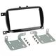 Kit support Autoradio compatible avec Fiat 500 - Noir brillant - Noir