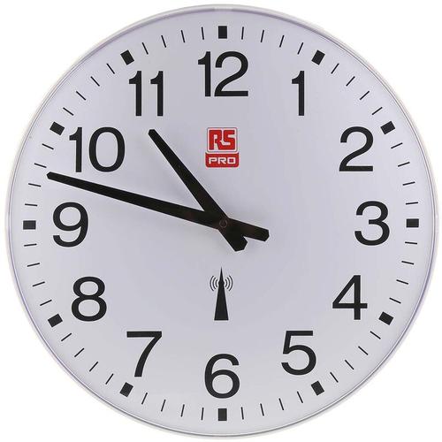 Rs Pro - Horloge Analogique Murale radio-pilotée ø 420mm, incassable ( Prix pour 1 )