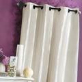 Homemaison - Rideau d'Ameublement en Taffetas Froissé Beige 135x260 cm - Beige