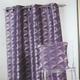 Rideau en jacquard imprimés géométriques Violet parme 140x260 cm - Violet parme