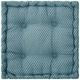 Homemaison - Coussin de sol au style géométrique Bleu Canard 40x40 cm - Bleu Canard
