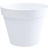 Pot de fleur rond Toscane Ø 40 x H.32 cm - Blanc - Eda