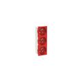 Prise de courant - goulotte - 3 x 2p+t - 45d - détrompage - rouge Schneider Electric nu307103t