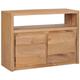Buffet bahut armoire console meuble de rangement 80 cm bois de teck massif
