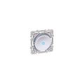 Eur Ohm - eurohm square interrupteur va et vient lumineux/témoin silver - 60403