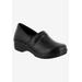 Extra Wide Width Women's Lyndee Slip-Ons by Easy Works by Easy Street® in Black Tool (Size 9 1/2 WW)