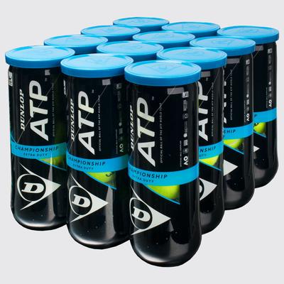 Dunlop ATP Championship Extra Duty 12 Cans Tennis Balls