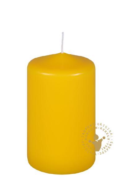 Jaspers Kerzen Stumpenkerzen zitrone 120 x 70 mm, 10 Stück Image