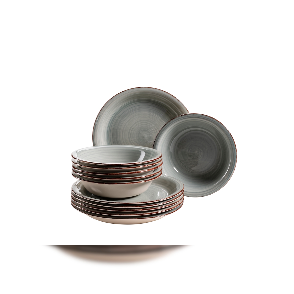 MÄSER Tafelservice 12-tlg., Serie LUMACA, Blau, 931493 Image