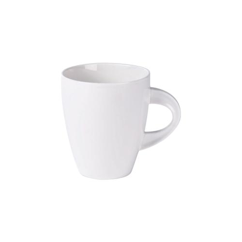 MÄSER Kaffeebecher 40 cl, Serie LA MUSICA, Weiß, 6er Set, 576014