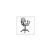 Boss Office Products Adjustable Deluxe Fabric Posture Chair with Loop Arms - Blue