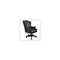 Boss Office Products Traditional Series Office Chair with Brass Head Trim - Black Caressoft