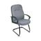 Boss Office Products Fabric Executive Guest Chair with Loop Arms - Black