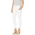 Joe's Jeans Women's mid Rise Skinny Crop White Jeans, 31