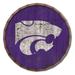 Kansas State Wildcats 24" Cracked Color Barrel Top Sign