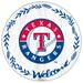 Texas Rangers 12" Welcome Circle Sign
