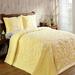 Ashton Collection Tufted Chenille Bedspread by Better Trends in Yellow (Size TWIN)