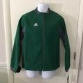 Adidas Jackets & Coats | Adidas Baseball Dugout Warm Up Full Zip Jacket Xs | Color: Gray/Green | Size: Xs
