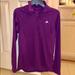 Adidas Tops | Adidas Purple Quarter Zip Pullover | Color: Purple | Size: M