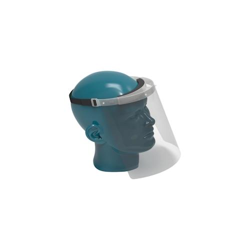 5x RENZ Gesichtsschutzschild mit einstellbarer Kopfhalterung One Size