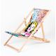 Modern Sun Loungers Padded Wooden Garden Adirondack Chair PATIO SEASIDE Traditional Folding Hardwood Beach Deck Deckchairs Outdoor Travel Seat(Queen Marilyn, 2)