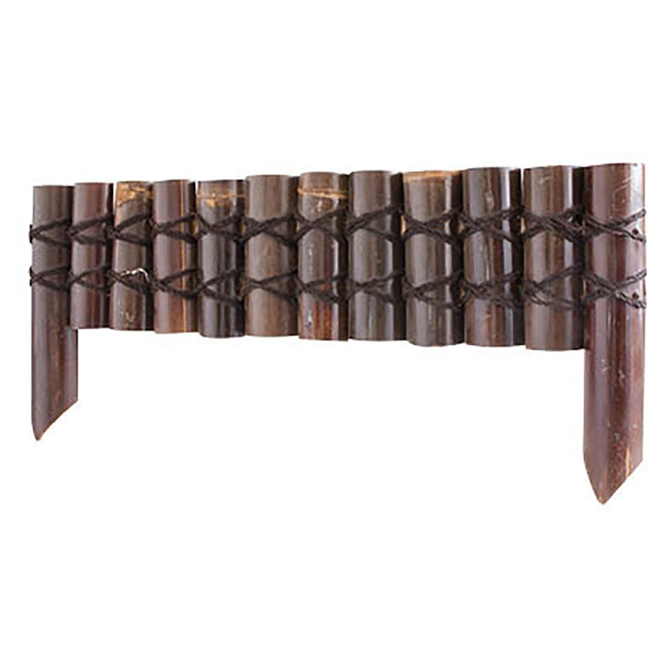 Windhager Beeteinfassung Bambus braun 90x20 cm (35 cm inkl. Befestigungsfüße) Image