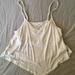 American Eagle Outfitters Tops | American Eagle Outfitters - White Tank Top | Color: White | Size: M