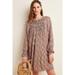 Anthropologie Dresses | Anthropologie Tanvi Kedia Taliyah Abstract Dress | Color: Purple/Tan | Size: M