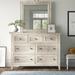 Kelly Clarkson Home Jarman 7 Drawer Dresser w/ Mirror Wood in Brown/Gray | 42 H x 61 W x 17 D in | Wayfair 451854C8B81246CB81BB0C96C9D73AC3