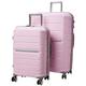 Samsonite Freeform Hardside Expandable with Double Spinner Wheels, Pink Rose, Checked-Large 28-Inch