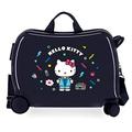 Hello Kitty Castle Kinder-Koffer Blau 50x39x20 cms Hartschalen ABS Kombinationsschloss 38L 2,1Kgs 4 Räder Handgepäck