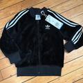 Adidas Jackets & Coats | Adidas Originals Fuzzy Jacket | Color: Black/White | Size: 4t