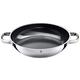 WMF Durado 28 cm induction serving/frying pan, Cromargan stainless steel coated, ceramic coating, ovenproof, 38.5 x 28 x 6 cm