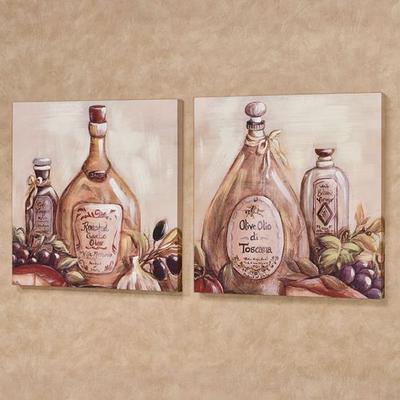 Flavors from Italy Canvas Wall Art Multi Warm Set ...