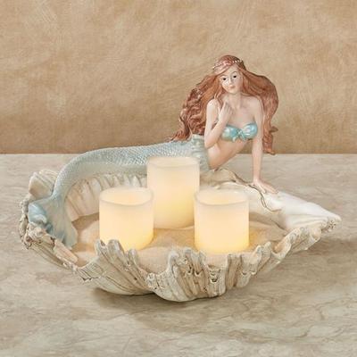 Mermaid Decorative Bowl Powder Blue , Powder Blue