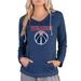 Women's Concepts Sport Navy Washington Wizards Mainstream Terry Hooded Top